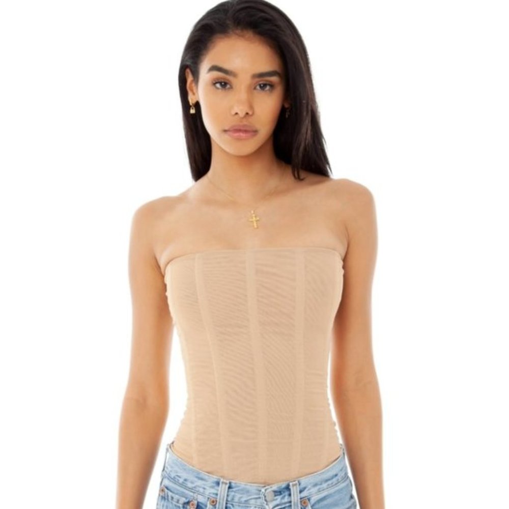 BNWT ARE YOU AM I SUNNIVA CORSET NUDE